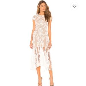 Bronx and Banco Bohemian Summer Dress in White